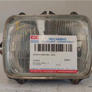 FARO DEL. IZDO. Mitsubishi l 200 (k__t) 2.5 D (K14T) 4 D 56 4D56 E135029 AZUL Bombillas Delanteras delanteros Izquierdas izquierdos Lámparas luces Luz Pilotos