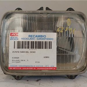 FARO DEL. DCHO Mitsubishi l 200 (k__t) 2.5 D (K14T) 4 D 56 4D56 E135029 AZUL Bombillas delanteras Delanteros Derechas Derechos Lámparas luces Luz piloto Pilotos