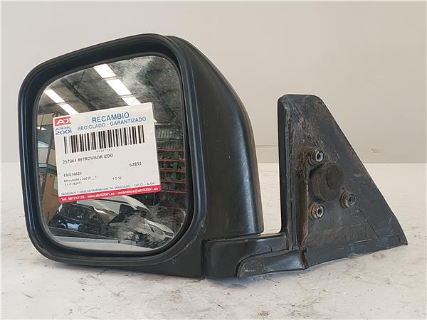RETROVISOR IZDO. Mitsubishi l 200 (k__t) 2.5 D (K14T) 4 D 56 4D56 E30256623 AZUL Espejo Izquierdo
