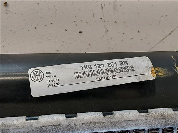 RADIADOR Volkswagen golf v (1k1)(2003->) 1.6 FSI BLP 1K0121251BR GRIS agua gasoil RADIADOR DE AGUA - Imagen 3