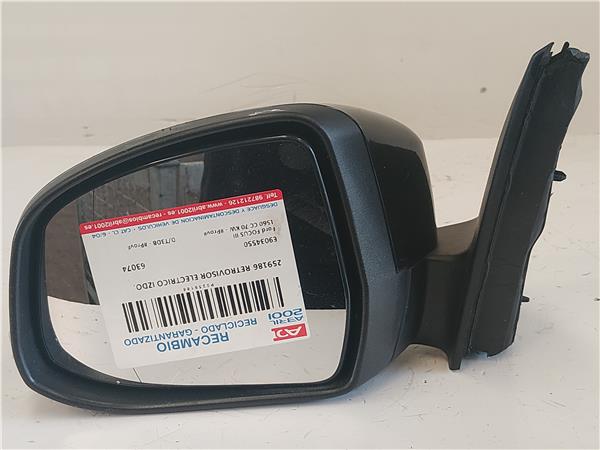 RETROVISOR ELECTRICO IZDO. Ford focus iii 1560 CC 70 KW - #Prov# D/T3DB - #Prov# DT3DBPROV E9034550 NEGRO Espejo Izquierdo