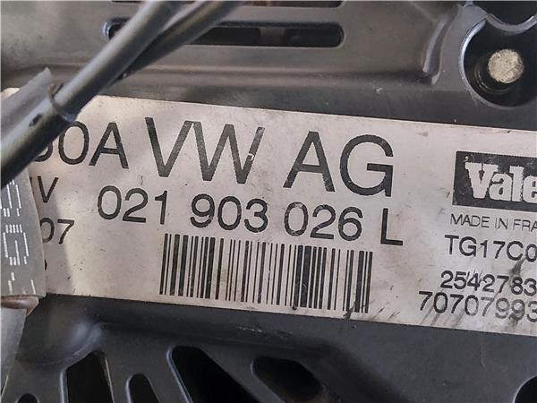 ALTERNADOR Volkswagen passat variant (3c5)(2005->) 2.0 TDI 16V BKP 021903026L 21903026L GRIS generador KDN - Imagen 3