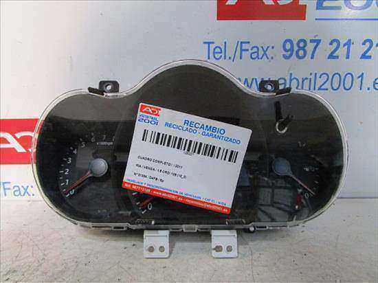 CUADRO COMPLETO Kia venga (yn)(2010->) 1.6 CRDi 128 - #Prov# D4FB 94033-1Y085 940331Y085 BLANCO COMPLETO instrumentos