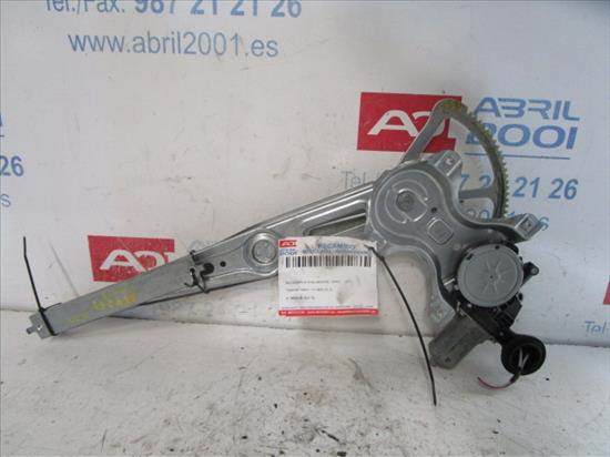MECANISMO ELEVALUNAS DEL. DCHO. Toyota yaris (_p13_) 1.3 4WD G-1NR - #Prov# G1NRPROV 973582-100 973582100 85710-0D100 857100D100 AZUL Delanteras delanteros Derechas derechos motor