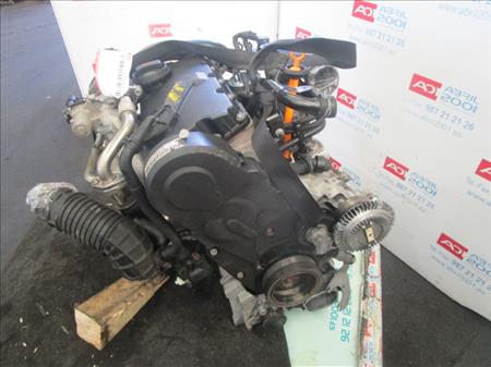 MOTOR COMPLETO Skoda superb (3u4)(2002->) 1.9 TDI BPZ BPZ NEGRO BLOQUE core usado - Imagen 3