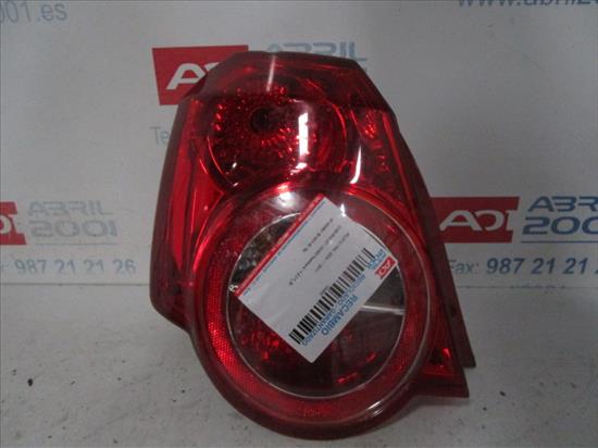 PILOTO TRA. IZDO. Chevrolet aveo fastback 1.2 B12D1-G - #Prov# B12D1GPROV BLANCO Bombilla Faro Izquierdo Lámpara lateral Luz Trasero
