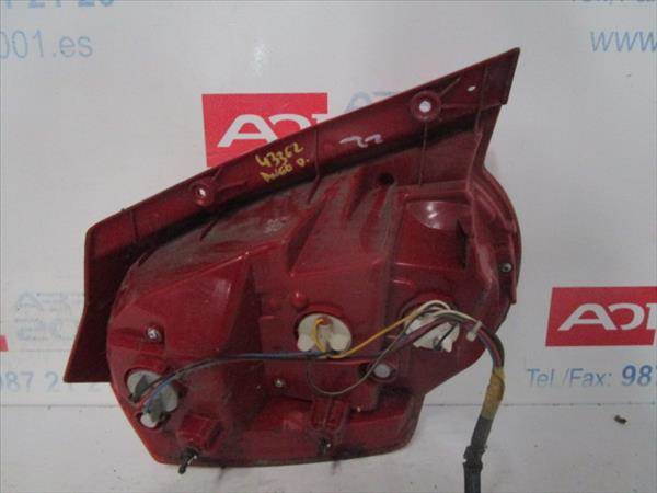 PILOTO TRA. DCHO. Chevrolet aveo fastback 1.2 B12D1-G - #Prov# B12D1GPROV BLANCO Bombilla Derecha derecho Faro Lámpara Luz Trasera trasero - Imagen 2