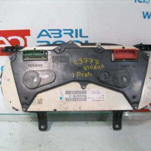 CUADRO COMPLETO Opel vivaro 2.0 CDTi M9R D 858 - #Prov# M9RD858PROV P8200283199-D P8200283199D AZUL    COMPLETO instrumentos