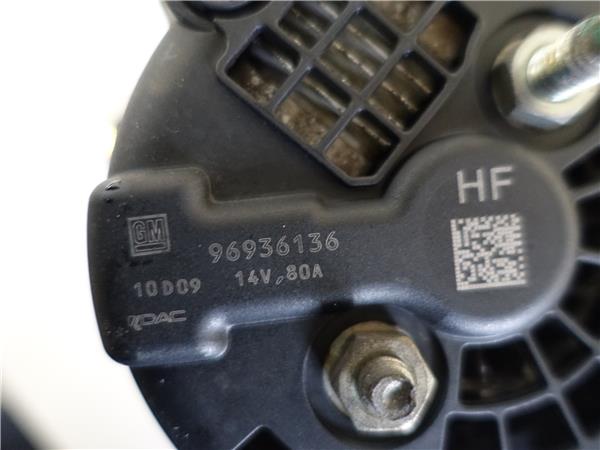 ALTERNADOR Chevrolet aveo fastback 1.2 B12D1-G - #Prov# B12D1GPROV 96936136 ROJO generador - Imagen 3