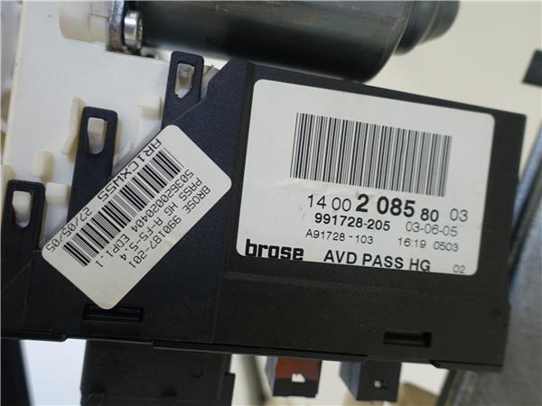 MECANISMO ELEVALUNAS DEL. DCHO. Fiat ulysse (179)(2002->) 2.2 JTD 4HW(DW12ATED4) 991728-205 991728205 AZUL Delanteras delanteros Derechas derechos motor - Imagen 3
