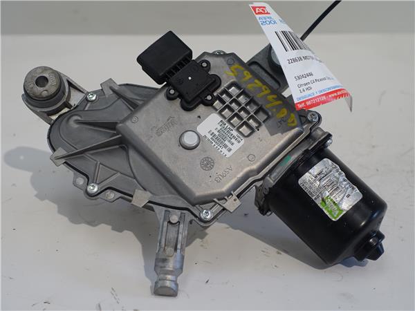 MOTOR LIMPIAPARABRISAS DEL. Citroen c4 picasso (2007->) 1.6 HDi 9HZ-DV6TED4 9HZDV6TED4 53042446 NEGRO Delanteras delanteros 20DS12 - Imagen 2
