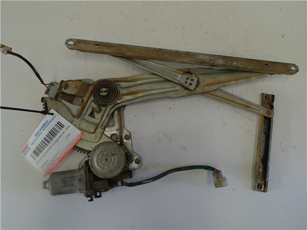 MECANISMO ELEVALUNAS DEL. DCHO. Mitsubishi l 200 (k70)(1996->) 2.5 TD 4x4 (K74T) 4 D 56 TD 4D56TD MR144596 VERDE Y GRIS Delanteras delanteros Derechas derechos motor