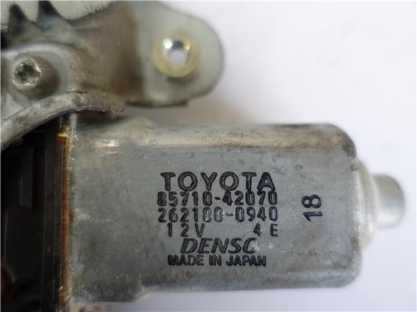 MECANISMO ELEVALUNAS DEL. DCHO. Toyota rav4 (a2)(2000->) 2.0 VVTi 4WD 1AZ-FE 1AZFE 8571042070 GRIS DENSO Delanteras delanteros Derechas derechos motor - Imagen 3