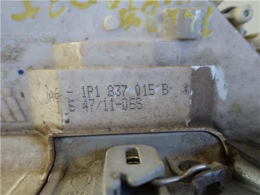 CERRADURA DEL IZQ Seat leon (1p1)(05.2005->) 1.6 TDI CAYC 1P1837015B NEGRO - Imagen 3