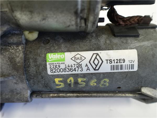 MOTOR ARRANQUE Renault megane iii fastback (bz0_) 1.5 dCi K9K G 832 K9KG832 8200836473A AZUL de TL4045 - Imagen 3