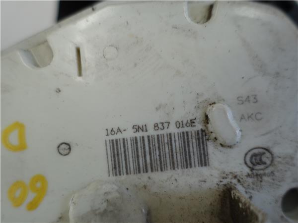 CERRADURA DEL DCHA Seat ibiza st (6j8)(03.2010->) 1.6 TDI CAYC 5N1837016E GRIS MZL - Imagen 4
