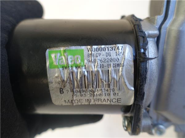 MOTOR LIMPIAPARABRISAS DEL. Citroen c4 grand picasso (10.2006->) 1.6 HDi 9HZ-DV6TED4 9HZDV6TED4 9687622080 GRIS Delanteras delanteros 20DP76 - Imagen 3