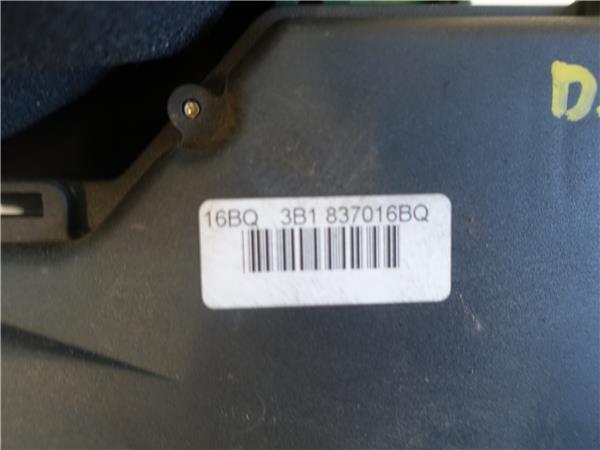 CERRADURA DEL DCHA Seat ibiza (6l1)(04.2002->) 1.4 16V BBY 3B1837016BQ AZUL GRZ - Imagen 3