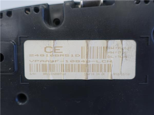 CUADRO COMPLETO Nissan qashqai (j10)(01.2007->) 2.0 dCi A las 4 ruedas M9R 24810BR51D BLANCO COMPLETO instrumentos - Imagen 3