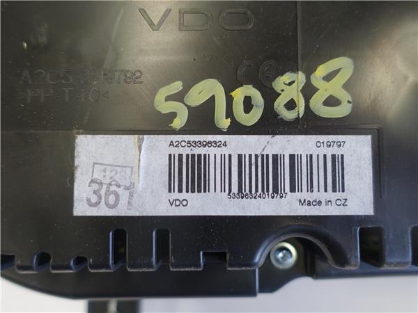 CUADRO COMPLETO Volkswagen passat berlina (3c2)(2005->) 1.6 TDI CAYC A2C53396324 GRIS COMPLETO instrumentos MYP - Imagen 3