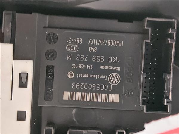 MECANISMO ELEVALUNAS DEL. IZDO. Seat leon (1p1)(05.2005->) 1.9 TDI BXE 1T0959701G 1K0959793M NEGRO Delanteras delanteros Izquierdas izquierdos motor GQQ - Imagen 3