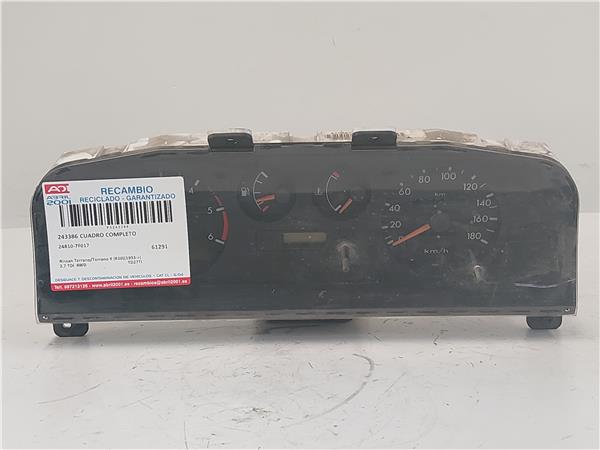 CUADRO COMPLETO Nissan terrano ii (r20)(02.1993->) 2.7 TDi 4WD TD27TI 24810-7F017 248107F017 VERDE COMPLETO instrumentos