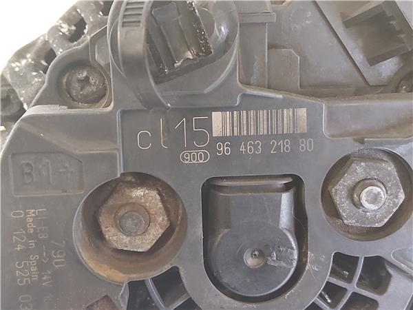 ALTERNADOR Citroen c3 (2002->) 1.4 HDi 8HZ (DV4TD) 8HZ(DV4TD) 0124525035 124525035 9646321880 BLANCO generador - Imagen 3