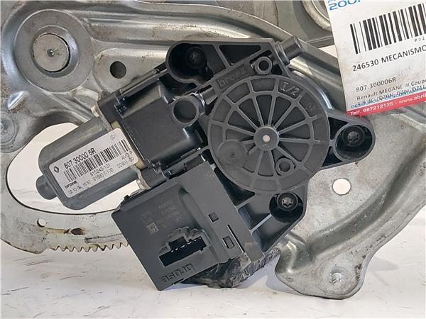 MECANISMO ELEVALUNAS DEL. DCHO. Renault megane iii coupé (dz0_) - #prov# 1.9 dCi (DZ0N, DZ0J, DZ1J, DZ1K) - #Prov# F9Q 870 - #Prov# F9Q870PROV 807.300006R 807300006R AZUL Delanteras delanteros Derechas derechos motor - Imagen 2