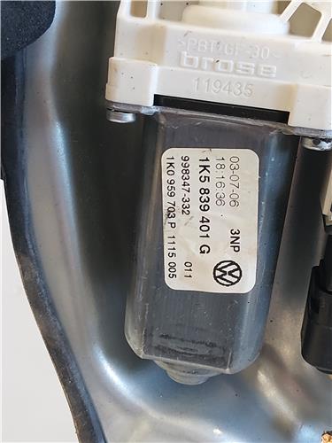 MECANISMO ELEVALUNAS TRA. IZDO. Volkswagen jetta v (1k2)(2005->) 2.0 TDI 16V BKD 1K5839401G GRIS Izquierdas izquierdos motor Traseras traseros - Imagen 3