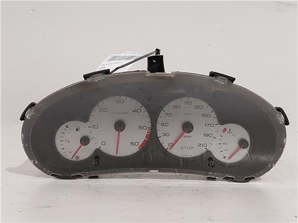 CUADRO COMPLETO Peugeot 206 (1998->) 1.4 HDi eco 70 8HX (DV4TD) 8HX(DV4TD) 9651740480 GRANATE COMPLETO instrumentos
