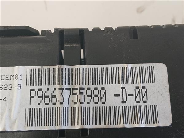CUADRO COMPLETO Citroen c4 picasso (2007->) 1.6 HDi 9HZ-DV6TED4 9HZDV6TED4 P9663755980 GRANATE COMPLETO instrumentos 20DP76 - Imagen 3