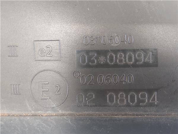 RETROVISOR ELECTRICO IZDO. Peugeot 308 (2007->) 1.6 HDi D-9HX - #Prov# D9HXPROV E20208094 GRANATE Espejo Izquierdo - Imagen 4