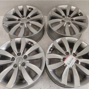 CONJUNTO DE 4 LLANTAS ALUMINIO Kia carens (rp)(2013->) 1.6 Basic [1,6 Ltr. - 99 kW GDI CAT] G4FD - #Prov# G4FDPROV 7JX17 BLANCO