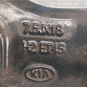 CONJUNTO DE 4 LLANTAS ALUMINIO Kia xceed (2019->) 1.4 Tech [1,4 Ltr. - 103 kW TGDI CAT] G4LD - #Prov# G4LDPROV 7.5JX18-H2-ET45 75JX18H2ET45 BLANCO