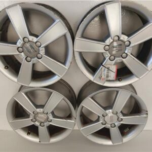 CONJUNTO DE 4 LLANTAS ALUMINIO Seat leon (1p1)(05.2005->) 2.0 TDI 16V BKD 7JX17-H2 7JX17H2 GRIS    HXT