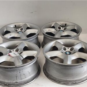CONJUNTO DE 4 LLANTAS ALUMINIO BMW serie x5 (e53)(2000->) 3.0i [3,0 Ltr. - 170 kW 24V CAT] D-306D2 - #Prov# D306D2PROV 7.5JX17-S-H2 75JX17SH2 NEGRO