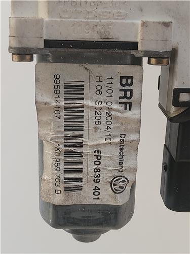 MECANISMO ELEVALUNAS TRA. IZDO. Seat altea (5p1)(03.2004->) 1.9 TDI BJB 1K0959703B GRIS Izquierdas izquierdos motor Traseras traseros - Imagen 3