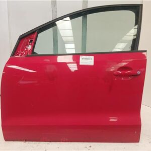 PUERTA DEL. IZDA. Volkswagen polo v (6r1)(06.2009->) 1.2 Advance [1,2 Ltr. - 66 kW TSI] CJZ - #Prov# CJZPROV ROJO    Delantera Izquierda PED