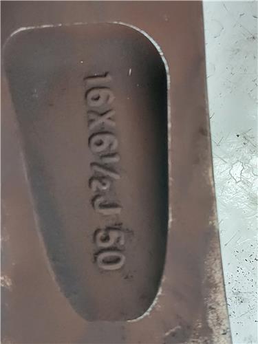 CONJUNTO DE 4 LLANTAS ALUMINIO Honda accord ix 2.0 i R20A3 6.5JX16-H2 50 65JX16H250 NEGRO