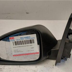 RETROVISOR ELECTRICO IZDO. Renault megane iii 1.5 DCI  105 CV - #Prov# D/ K9K G8 - #Prov# DK9KG8PROV 12523140 NEGRO    Espejo Izquierdo