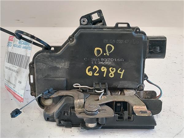 CERRADURA DEL DCHA Volkswagen golf iv berlina (1j1)(1997->) 1.9 TDI AHF NEGRO
