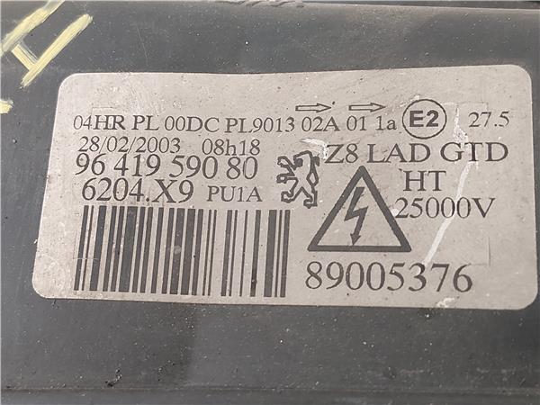 FARO DEL. IZDO. XENON Peugeot 607 (s1)(12.2000->12.2004) 2.2 HDI 4HX (DW12TED4/FAP) 4HX(DW12TED4FAP) 9641959080 GRIS 20LM03 - Imagen 3