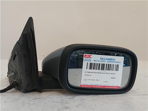 RETROVISOR ELECTRICO DCHO. Volvo v50 familiar (2004->) 2.0 D D 4204 T D4204T 30744574 GRIS Derecho Espejo