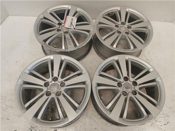 CONJUNTO DE 4 LLANTAS ALUMINIO Seat ibiza berlina (6j5)(06.2008->) 1.6 TDI CAYB 7JX16H2 ROJO