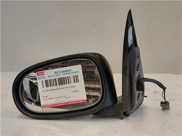 RETROVISOR ELECTRICO IZDO. Nissan almera ii hatchback (n16) 1.5 QG15DE 015827 15827 GRIS Espejo Izquierdo