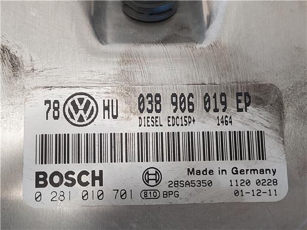 CENTRALITA Volkswagen passat berlina (3b3)(2000->) 1.9 TDI AVF 038906019 38906019 GRIS uce FRK - Imagen 3