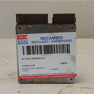 CENTRALITA Nissan x-trail (t30)(06.2001->) 2.2 DCi YD22DDTi YD22DDTI 131000-1190 1310001190 NEGRO uce