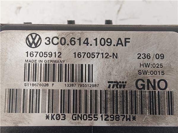 NUCLEO ABS Volkswagen passat berlina (3c2)(2005->) 2.0 TDI 16V CBAB 3C0614109AF AZUL modulador KXX - Imagen 3
