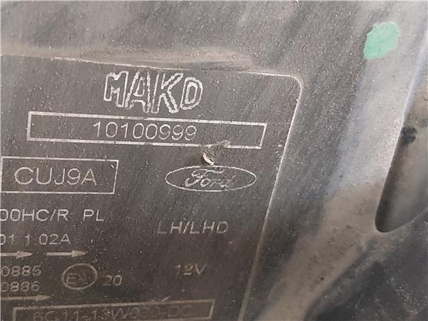 FARO DEL. IZDO. Ford transit caja/chasis 2.4 TDCi H9FB 10100999 NARANJA Bombillas Delanteras delanteros Izquierdas izquierdos Lámparas luces Luz Pilotos - Imagen 3