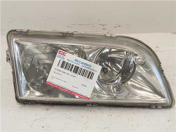 FARO DEL. DCHO Volvo s40 berlina (1995->) 1.6 B 4164 S2 B4164S2 301149110 AZUL Bombillas delanteras Delanteros Derechas Derechos Lámparas luces Luz piloto Pilotos